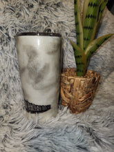 Load image into Gallery viewer, Smoked White Train Tumbler - 20 oz Curve