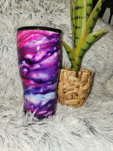 Load image into Gallery viewer, Pink, Purple and Blue Swirl Tumbler - 20 oz Curve