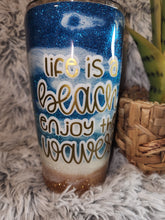 Load image into Gallery viewer, Life is a Beach Tumbler - 20 oz Curve