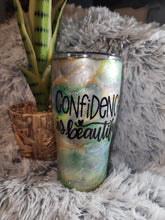 Load image into Gallery viewer, Confidence is Beautiful Tumbler - 20 oz Curve