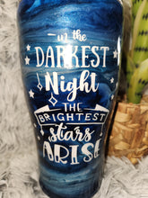 Load image into Gallery viewer, Brightest Stars Rise Tumbler - 30 oz Curve