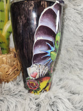 Load image into Gallery viewer, Black Coi fish Tumbler - 30 oz Curve
