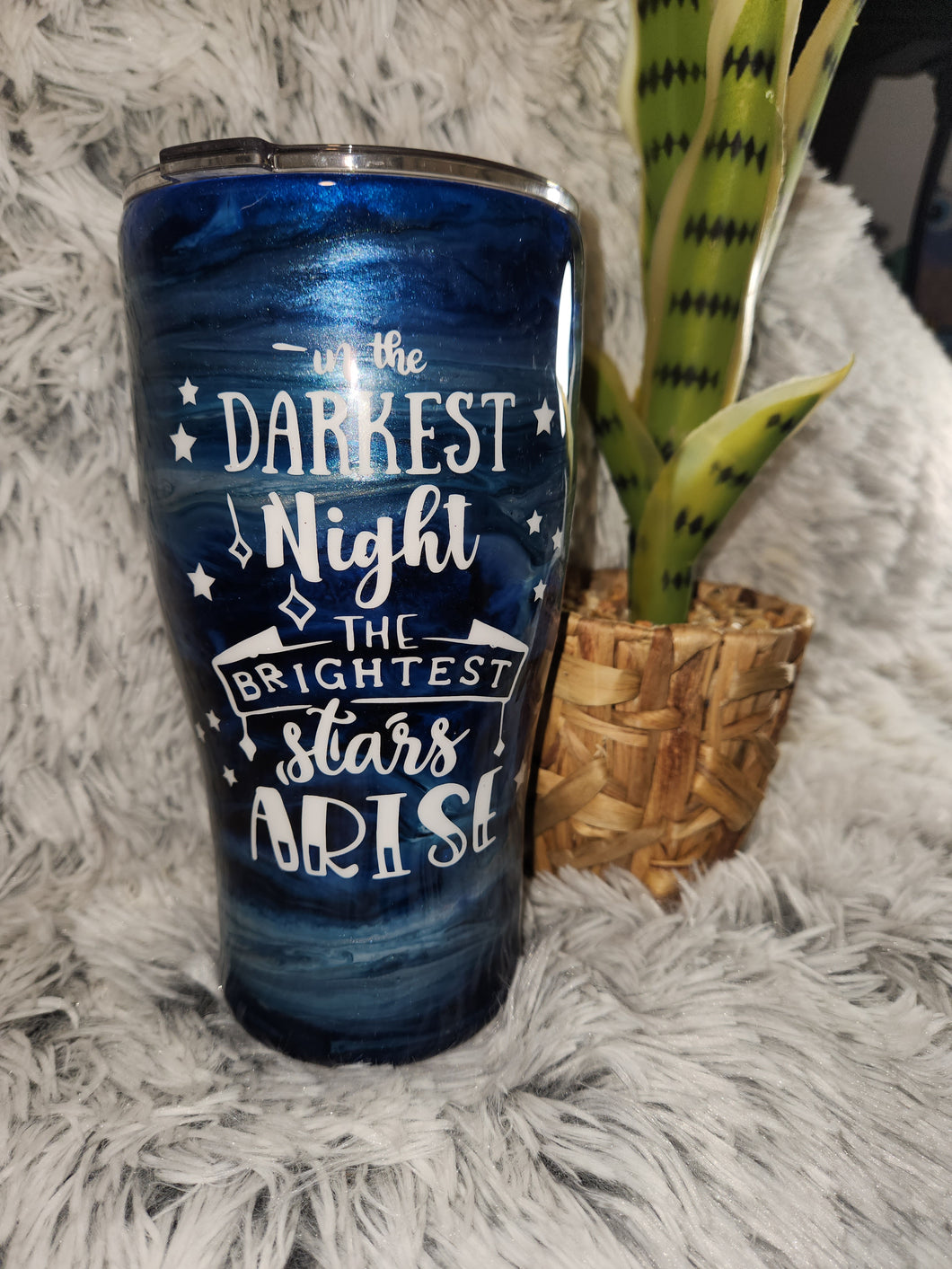 Brightest Stars Rise Tumbler - 30 oz Curve